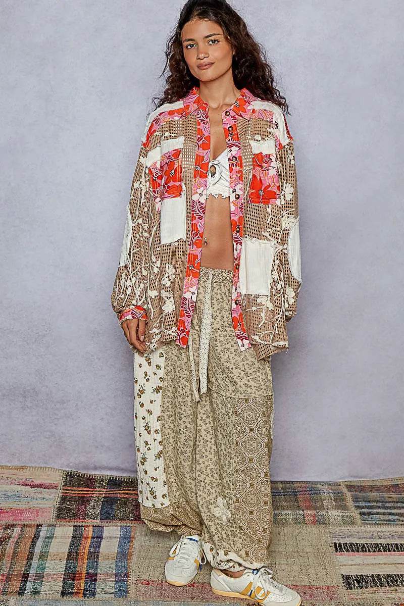 POL Floral Print Crochet Button Up Shirt Trendsi c2d89e62-790d-46e0-a1ed-73f3bf4240cf-Max-Origin