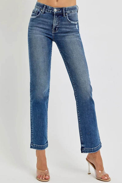 RISEN Full Size Tummy Control Elastic Band Mid Rise Straight Jeans Plus Size Trendsi c314bb6f2893434d8dbc4513f1be716a-Max-Origin