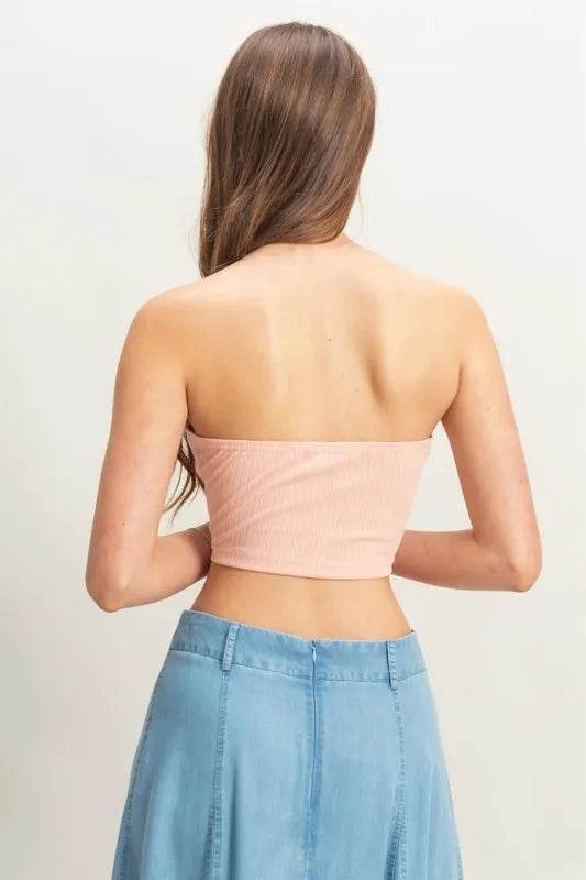 HYFVE Buttoned Front Strapless Knit Bustier Top Trendsi c322235e02e94a5ea63c644cb5c5fe37-Max-Origin