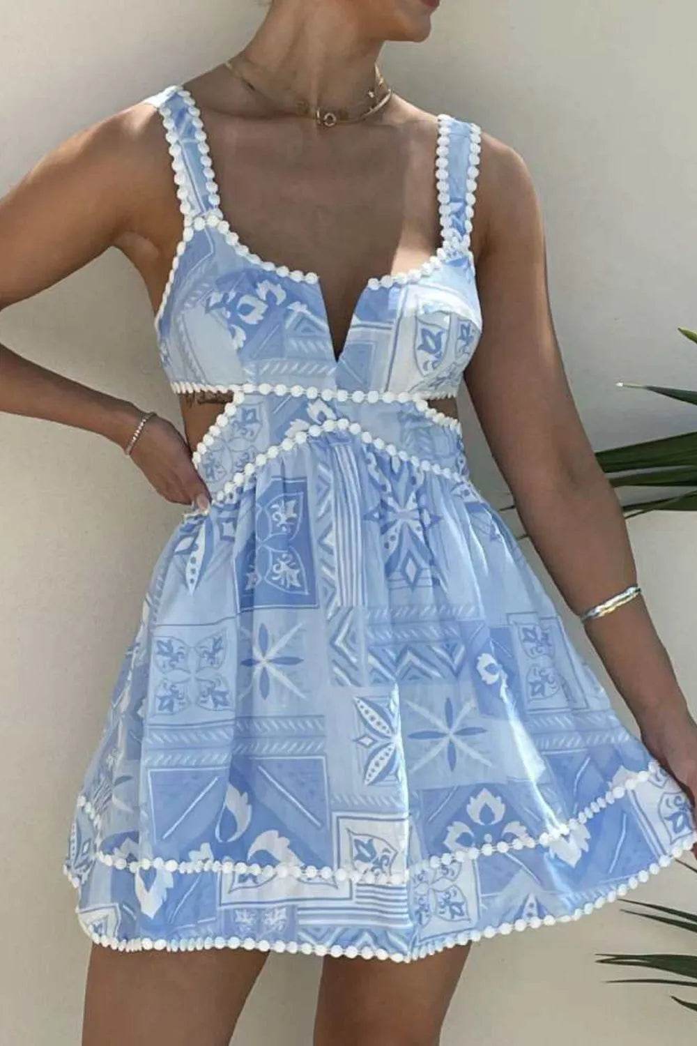 Cutout Printed Mini Dress Trendsi c36fc9da-7f3f-4de7-9068-a8e74d841e9b-Max-Origin