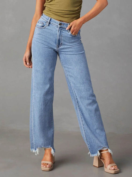 Raw Hem Loose Fit Jeans Trendsi c37d1d86-2bd4-4274-811a-b72d87a1545e-Max-Origin