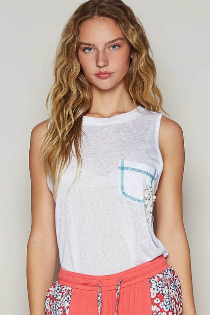 POL Floral Detail Pocket Patch Tank Top White Trendsi c3d7bda2-446e-4439-8d89-01ac47913d68-Max-Origin