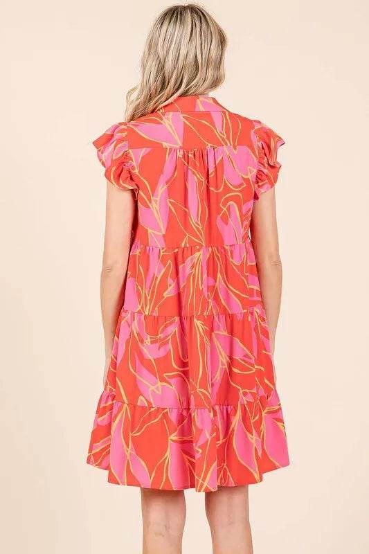 Mittoshop Leaf Print Ruffle Sleeve Tiered Mini Dress Trendsi c3f379d9-5084-4e3c-9b59-bca68bc0b879-Max