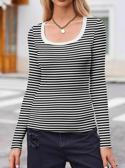 Striped Long Sleeve Scoop Neck T-Shirt Trendsi c432e45a-4662-4bb5-9285-65979c1a5e13-Max-Origin