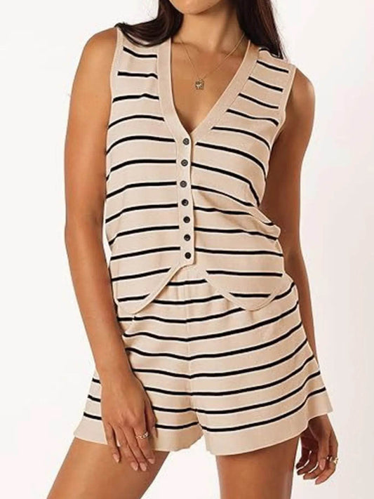 Striped Button-Front Vest and Shorts Set Trendsi c4985781b15949438de87d969f782d7e-Max-Origin