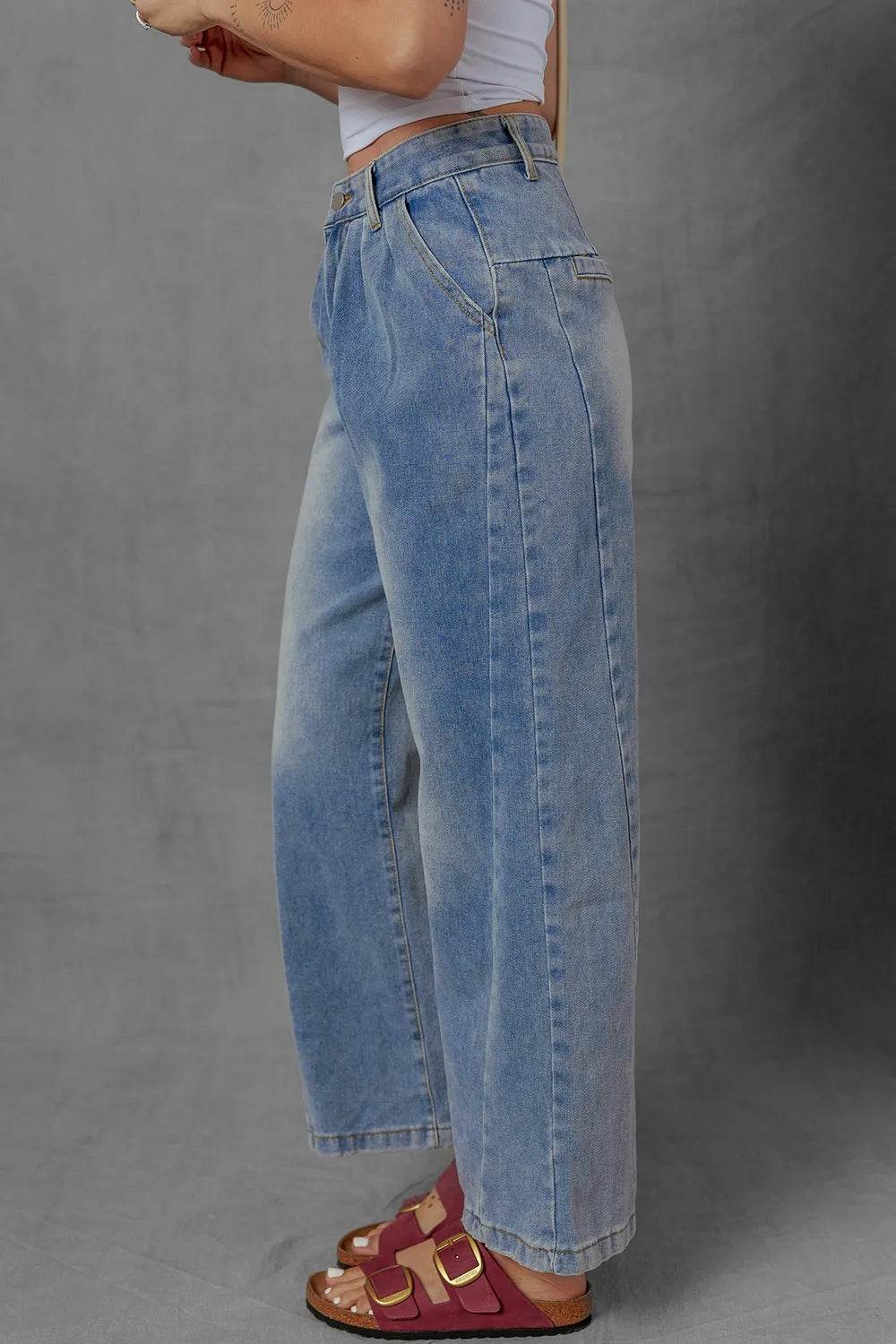 High-Waist Wide Leg Pleated Denim Jeans Trendsi c55bd02d-6723-4b84-8921-d12f7d9ba4f9-Max-Origin