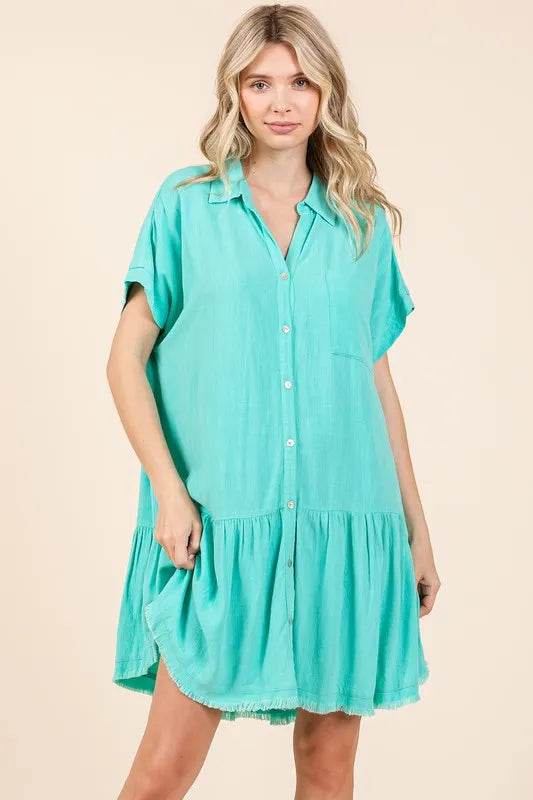 Mittoshop Linen Blend Button Down Shirt Mini Dress Trendsi c5ae65f0-b2db-49d9-88fd-df3a95d48233-Max