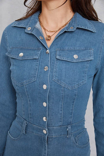 Snap Down Denim Jumpsuit with Pockets Trendsi c5c43506-057b-44a6-a835-1873af05ca80-Max