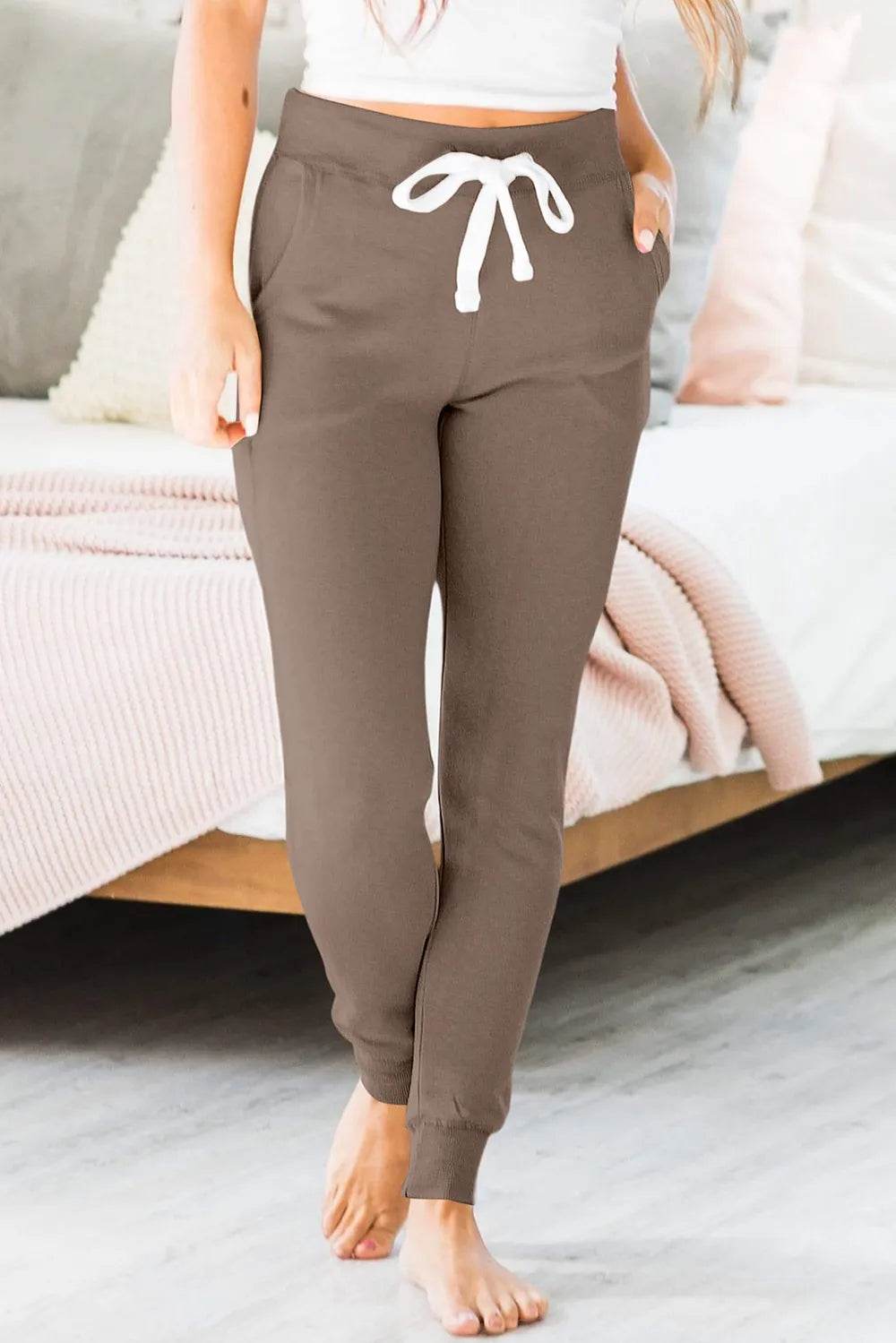 Drawstring Joggers with Pockets Mocha Trendsi c5f70d29-c13c-48ac-87a1-6585aaae1be2-Max