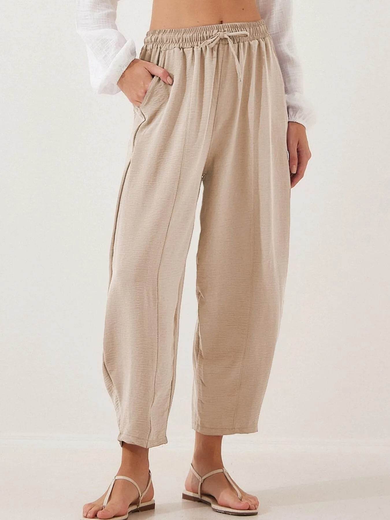 Full Size Drawstring Wide Leg Cropped Pants Plus Size Apricot Trendsi c619d08eb1c04bd0938f4cb96aa7e009-Max-Origin