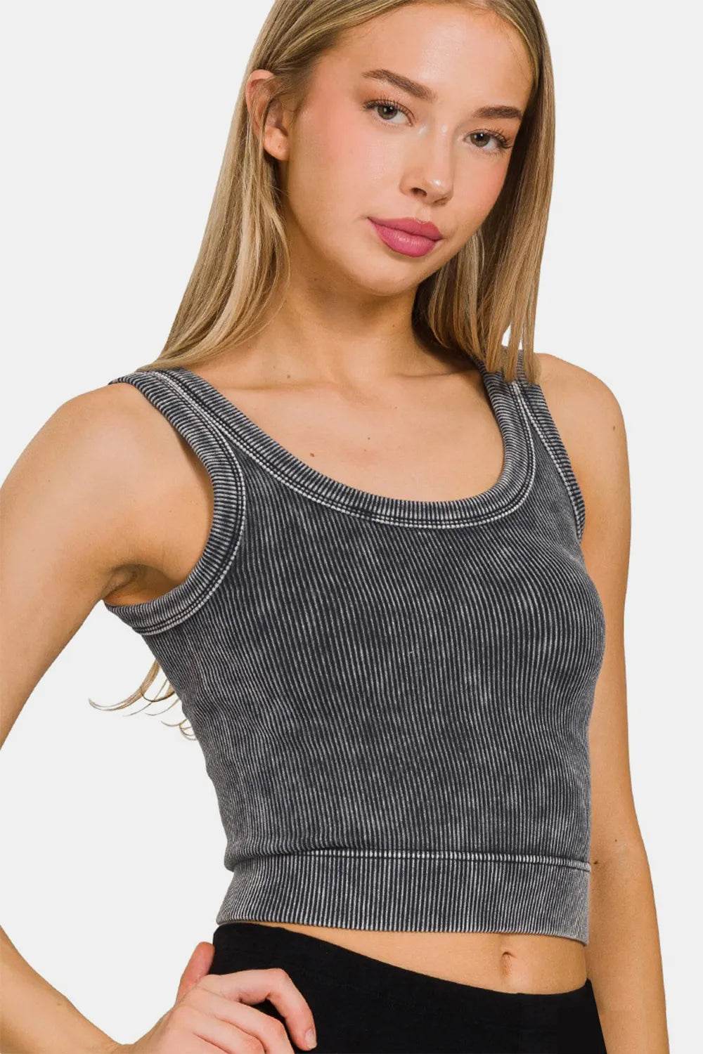 Zenana Washed Scoop Neck Wide Strap Tank ASHBLACK Trendsi c6258db5-4b52-41db-b73e-c27b5d66c720-Max