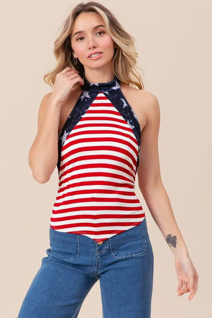 BiBi Stripe Jersey with Star Halter Neck with Tie Back Trendsi c631b4ae4fdb48ee9229874880d9748f-Max-Origin