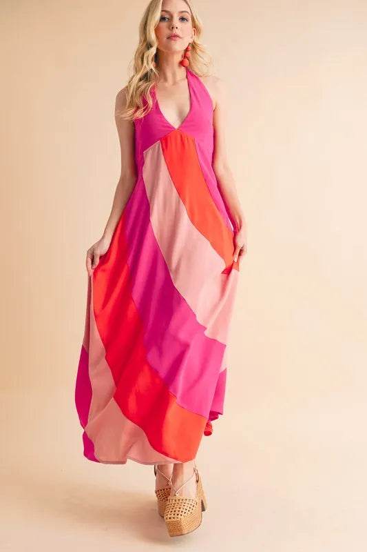 Aemi+Co Color Block Sleeveless Maxi Dress Trendsi c6a0033fbdeb4de9b975e32642fc617b-Max-Origin