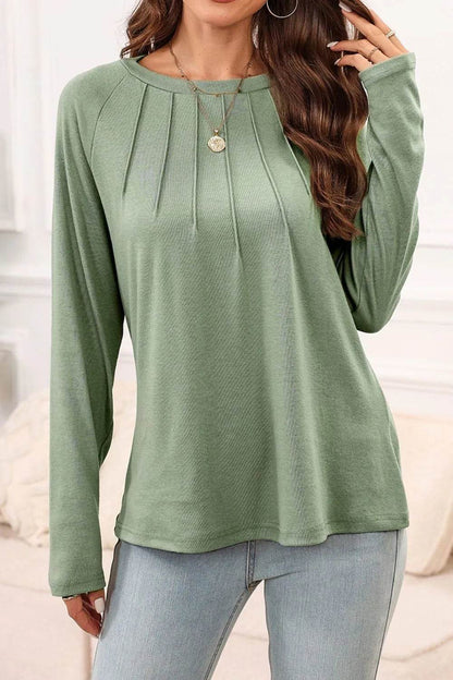 Texture Round Neck Long Sleeve T-Shirt Trendsi c6f0ba60-75c1-41fb-833e-0192aa2fdffb-Max-Origin