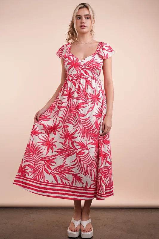 VERY J Tropical Printed Midi Summer Boho Dress Tomato Mix Trendsi c73c14df0bb542cd9c82f1e8f748336a-Max-Origin