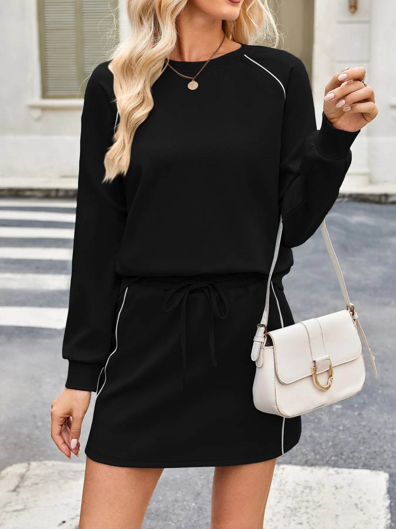 Round Neck Raglan Sleeve Top and Skort Set Trendsi c748995c6f5b4fb5a90024efb0b0946d-Max-Origin