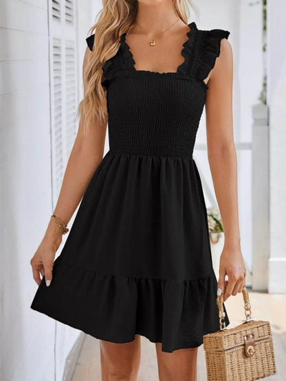 Smocked Square Neck Wide Strap Dress Trendsi c7507256-93c7-478a-952c-7abb1f613705-Max-Origin