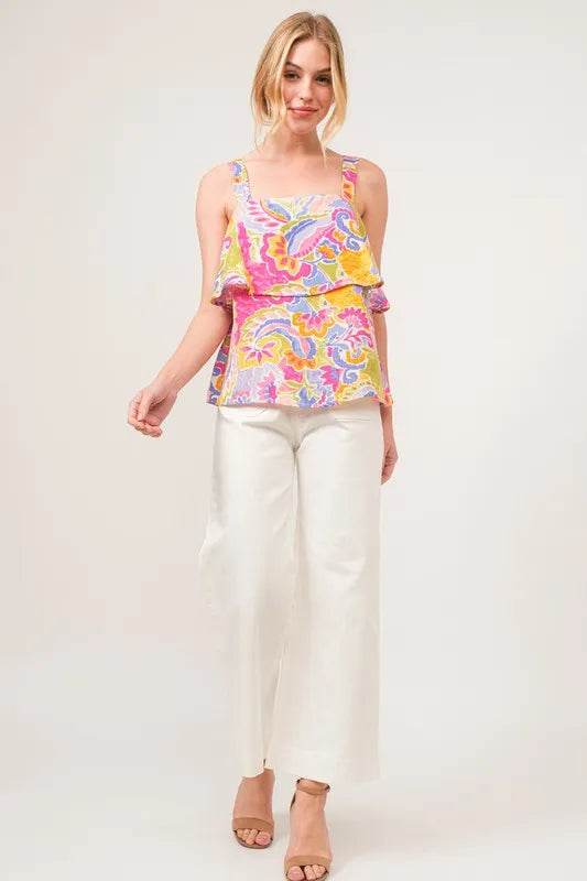 And The Why Square Neck Tiered Paisley Printed Top MULTI Trendsi c8241fbe318749e38ef58545c0203851-Max-Origin
