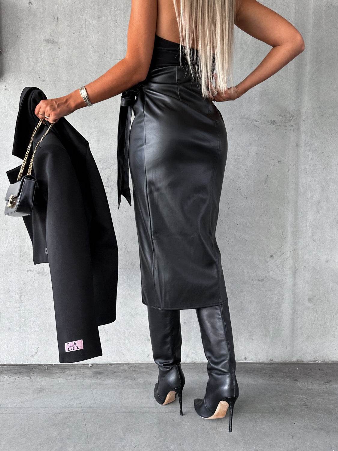 Tied High Waist Skirt Trendsi c829eaa5a5a0499e92621944568e9e4c-Max
