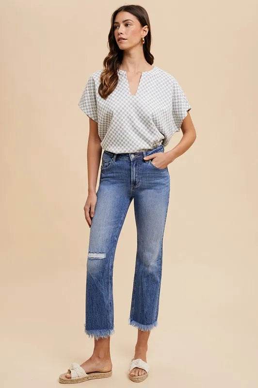 Annie Wear Distressed Raw Hem Straight Leg Cropped Jeans Trendsi c85bcc73-a8e1-41ba-9c2c-a6405ac497e0-Max