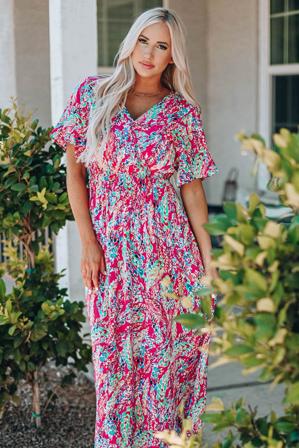 Multicolored V-Neck Maxi Dress Trendsi c8b21fa526014abbb79f9542e05312c7-Max_ae57bdba-0d7b-4567-b753-f346cf46c9d5
