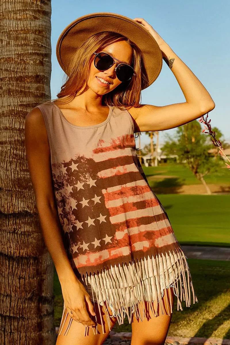 BiBi American Flag Print Knit Sleeveless Top TERRACOTTA Trendsi c8bd1938a9674e33ace06a304fdafc09-Max-Origin