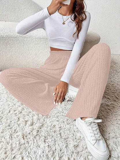 Ribbed High Waist Pants Trendsi c8ec0c4e-4227-40c9-841e-6e4e382aeb02-Max