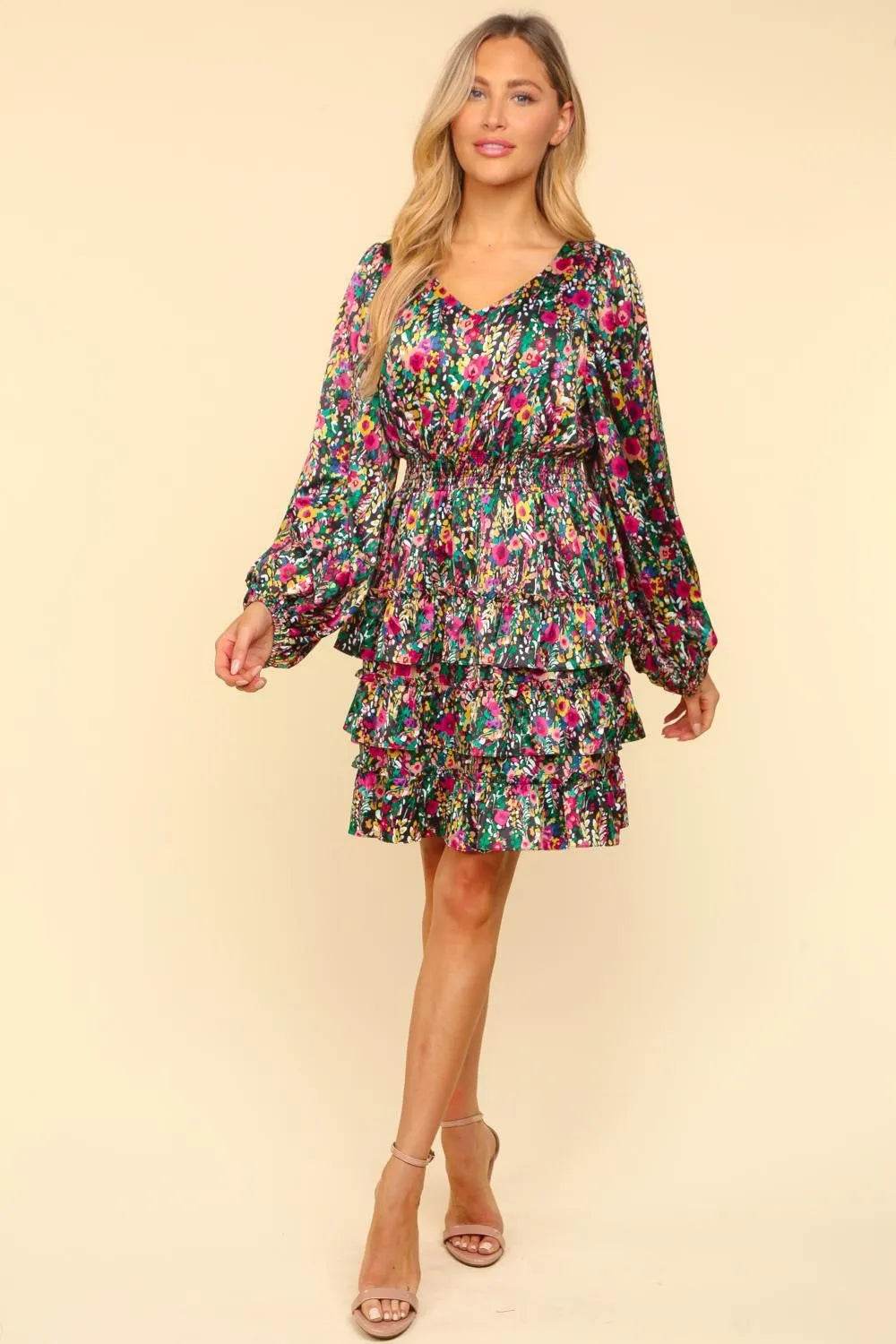 Haptics V-Neck Satin Floral Layered Dress Trendsi c915b69c-75f3-4e33-89e3-6ed1cbd8c5b7-Max