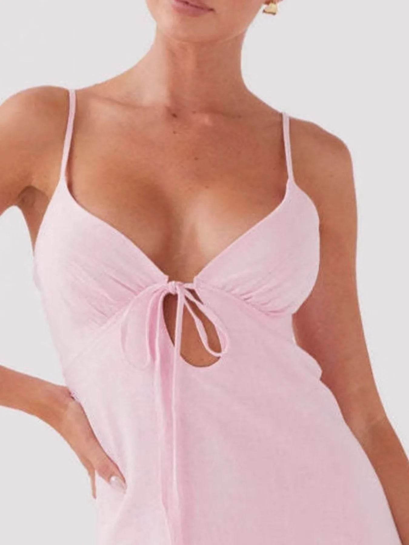 Tie-Front Mini Cami Dress Trendsi c91f8898-e343-42f3-9531-baeed50ea911-Max-Origin