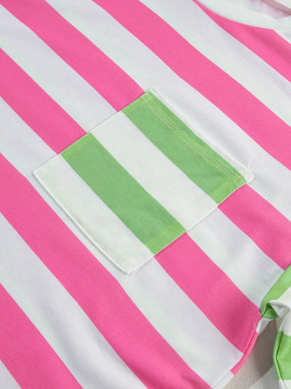 Striped Oversized Short Sleeve T-Shirt Trendsi c95bf077-efc7-443e-9338-6e534801ab94-Max-Origin