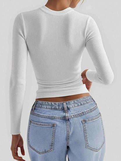 Square Neck Long Sleeve T-Shirt Trendsi c97c227e727d46b08ee25aab65988ccc-Max-Origin