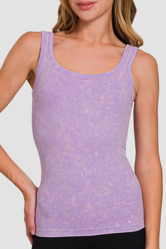 Zenana Ribbed Scoop Neck Tank Trendsi caf42231-1227-4692-9105-9372ee6d675f-Max