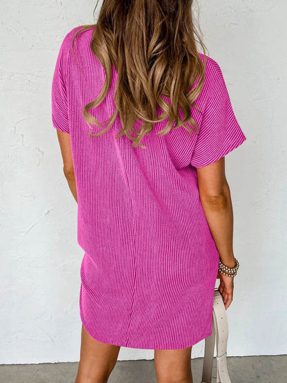 Lovelet Round Neck Short Sleeve Mini Dress Trendsi caf68db0-4011-4e36-8a2b-8c4303ad379a-Max