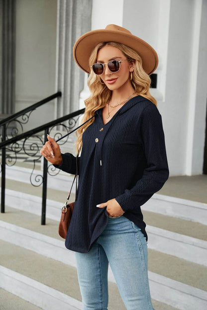 Long Sleeve Hooded Blouse Trendsi cb105e15d581435ebe0dc7cebeb3c590-Max