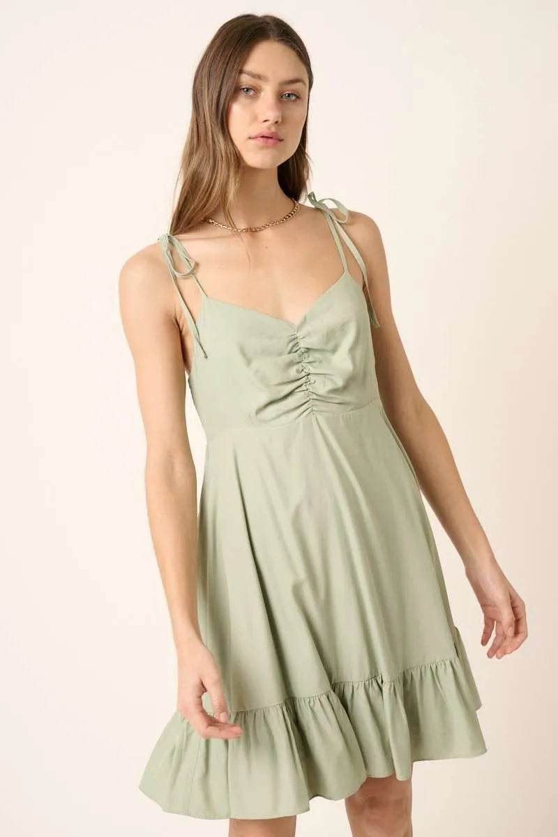 Mittoshop Ruched Detail Spaghetti Tie Mini Dress Trendsi cb1c64f807b24ce58681226ef98da28e-Max-Origin