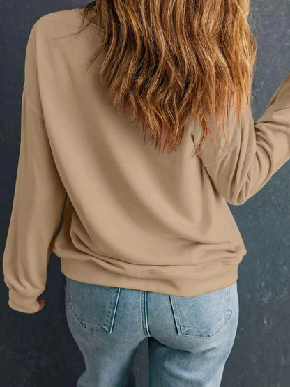 Halloween Floral Pumpkin Graphic Drop Shoulder Sweatshirt Trendsi cb35480121014ac78537fa947e7f37b5-Max-Origin
