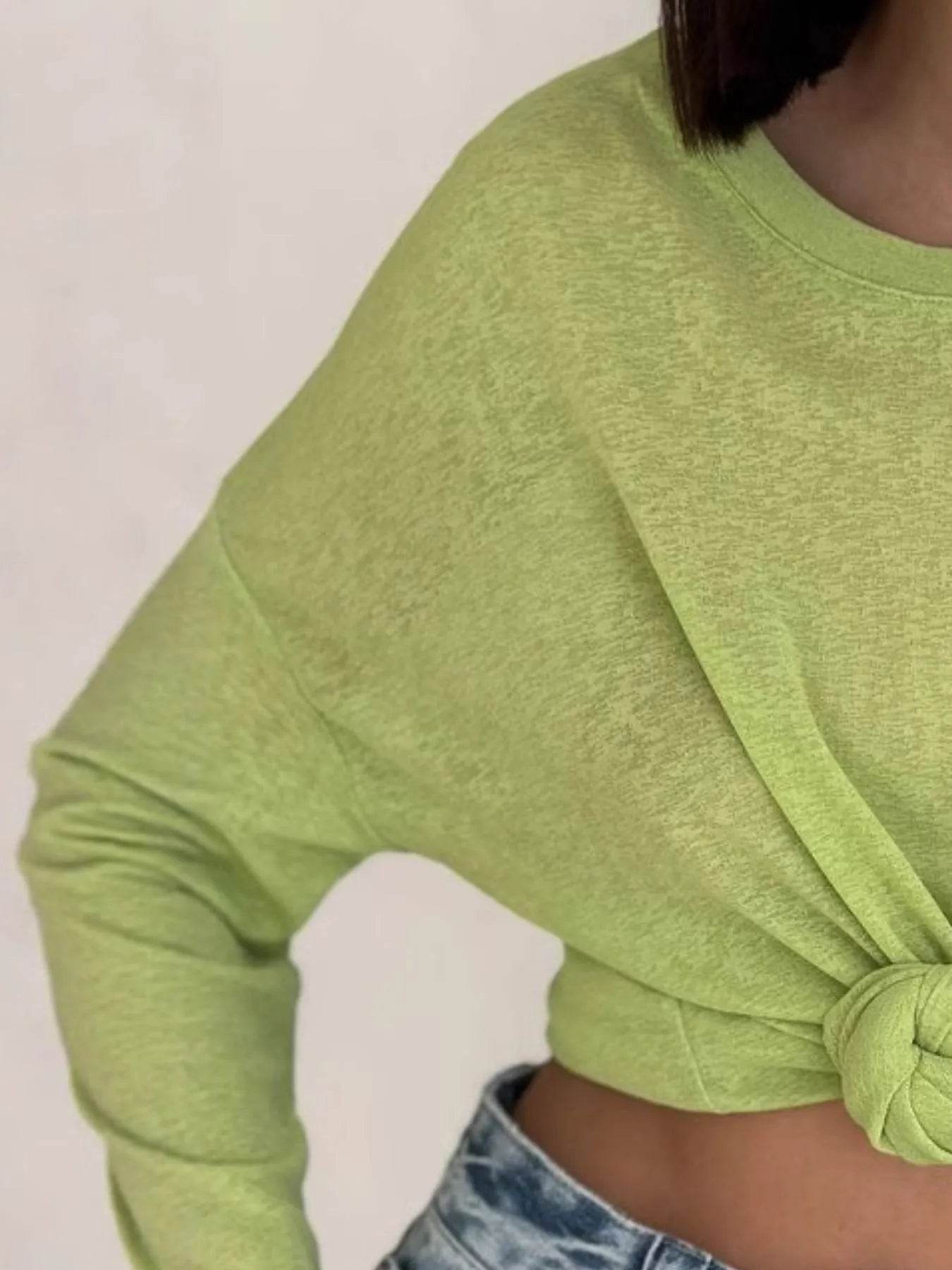 Knotted Long Sleeve T-Shirt Trendsi cc421994-8cf2-4188-9802-872c78e41c17-Max-Origin