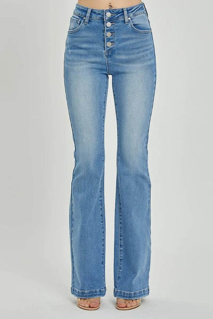 RISEN Full Size High Rise Button Fly Bootcut Jeans Trendsi cc726801-d596-42ec-b988-518e5a5e6625-Max