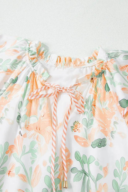 Floral Tie Neck Layered Short Sleeve Dress Trendsi ccc332cc-008d-4b3c-9613-1e8b778c4f8e-Max-Origin