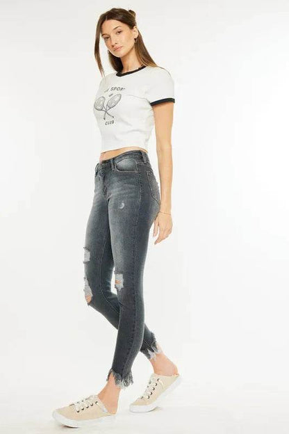 Kancan High Rise Distressed Ankle Skinny Jeans Trendsi cceadcbc-78b5-49be-908d-e9361b494182-Max-Origin