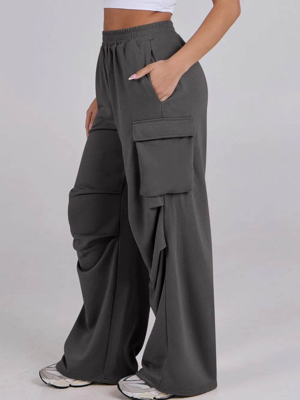 Elastic Waist Wide Leg Pants with Pockets Trendsi cd1e4866-1f2e-46e6-961a-1ccc806c9f82-Max