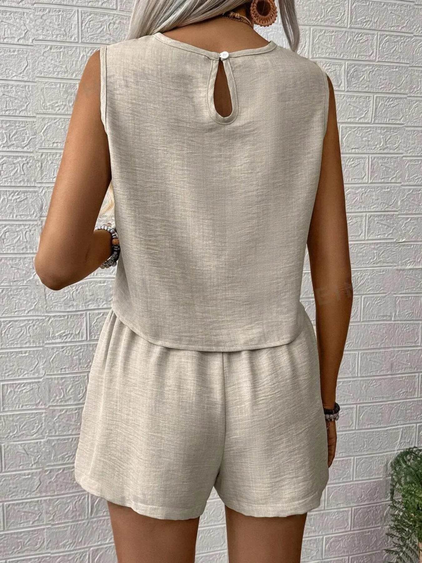 Round Neck Tank and Shorts Set Trendsi cd41b16a514a45bc84d45416c8622641-Max-Origin