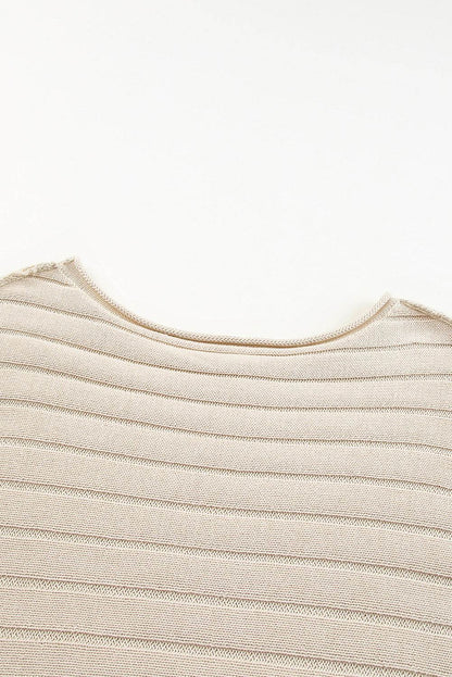Round Neck Exposed Seams Pullover Top Trendsi cd43a7a3ff114e73b4355d8ad654724f-Max