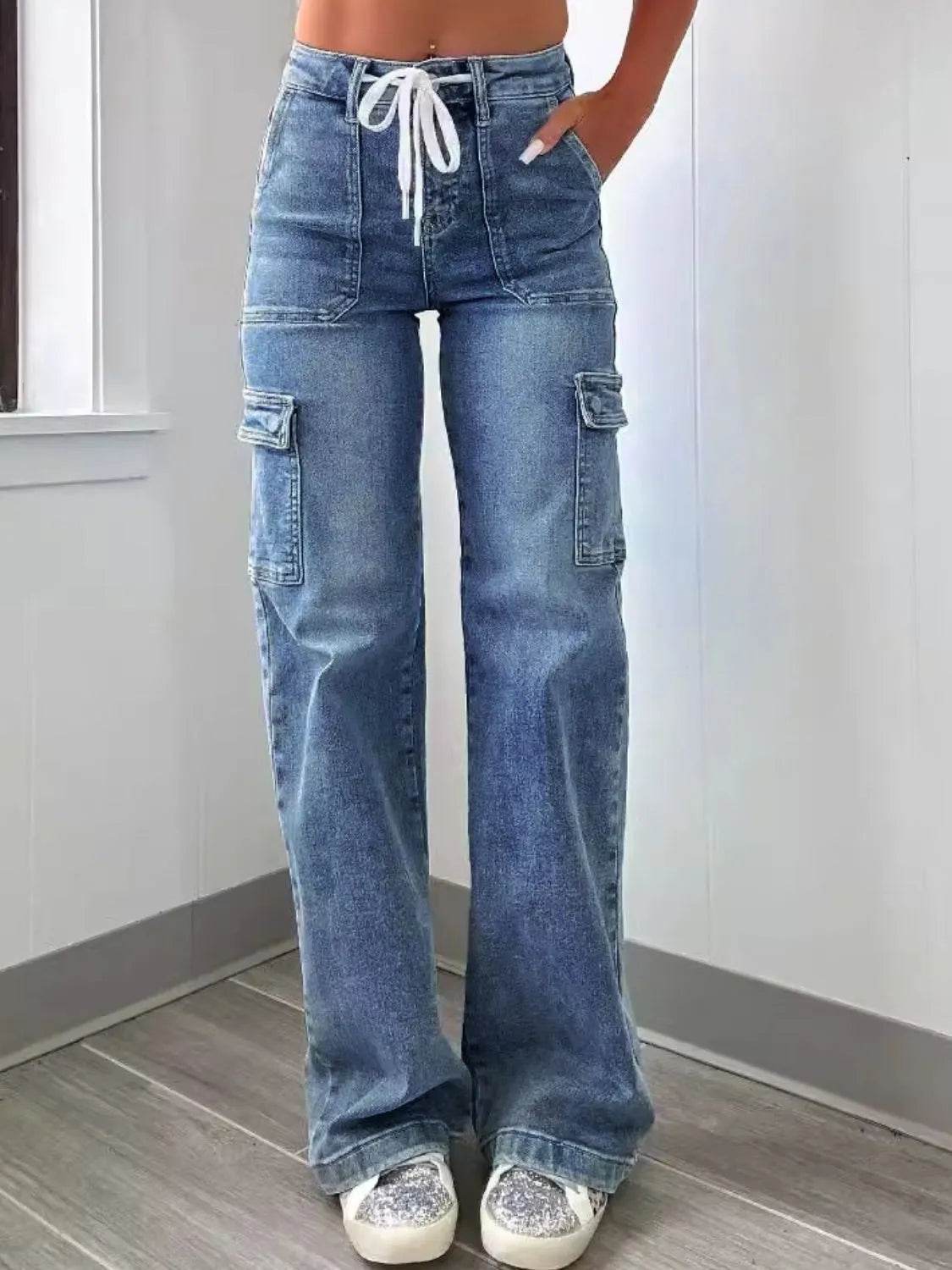 Washed Jeans with Pockets Medium Trendsi cd9357f7-9ed3-40c9-9942-0d75aa493a8b-Max-Origin