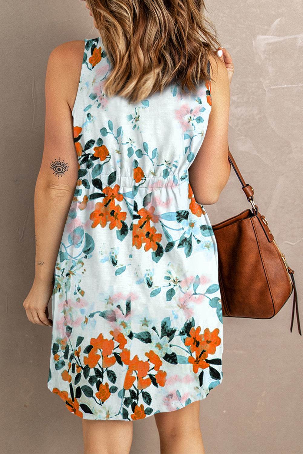 Printed Button Down Sleeveless Magic Dress Trendsi ce0dec2347f847a1b4881826bf8d6293-Max