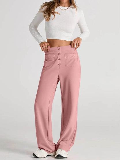 High Waist Wide Leg Pants Pale Blush Trendsi ce2f1772-0090-49da-b354-8460a28eefce-Max