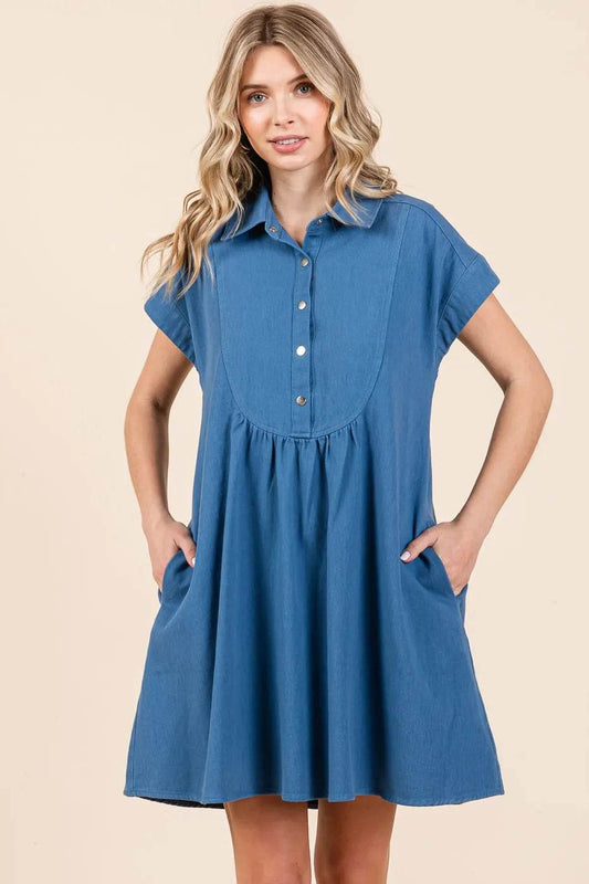 Mittoshop Twill Short Sleeve Collared Mini Dress Trendsi ce4d5f87dda24c7b82d0d086442e1ec3-Max-Origin