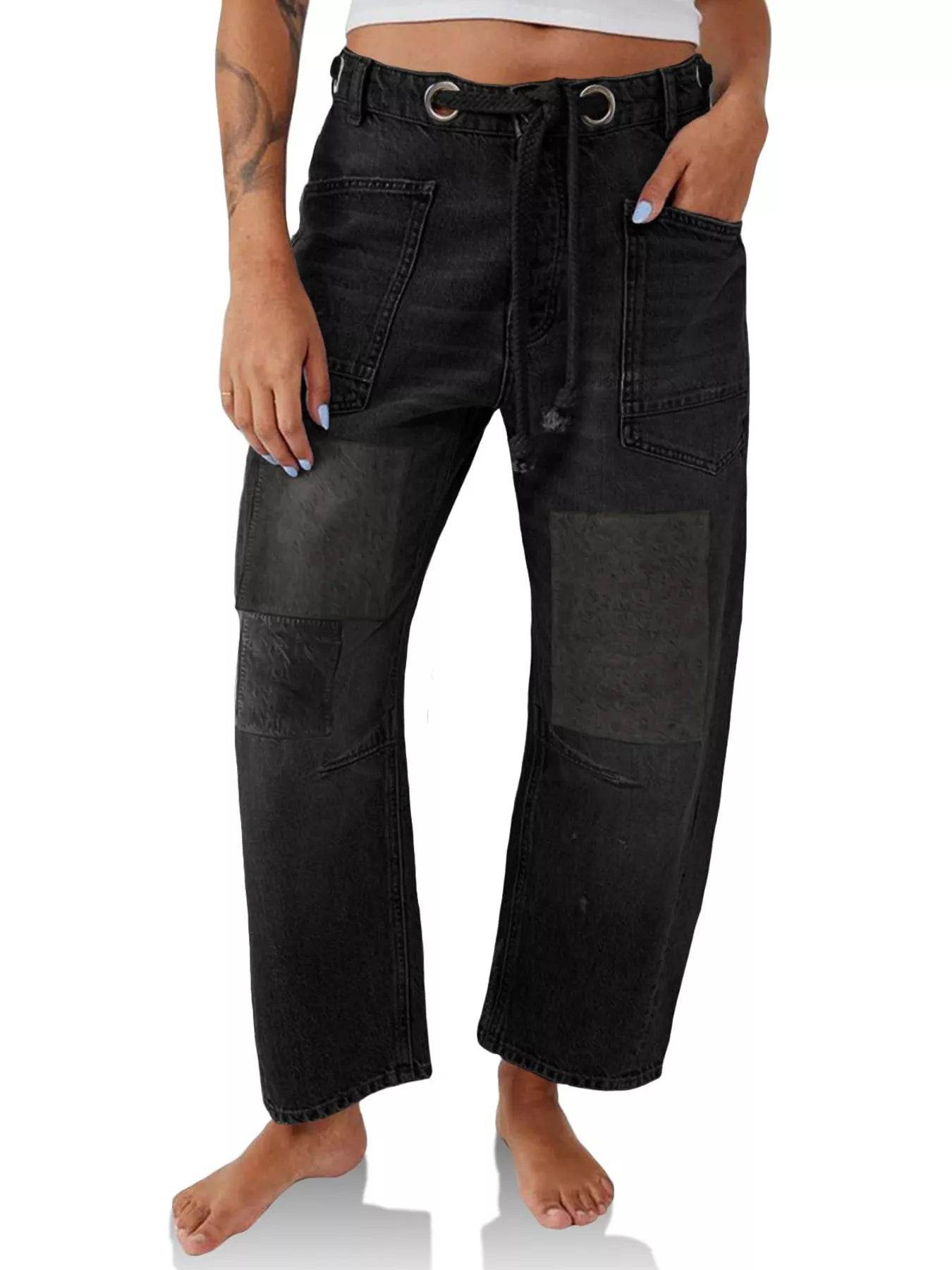 Washed Wide Leg Jeans Black Trendsi ce89ebb8a57342319e51c1d66524d0b6-Max-Origin
