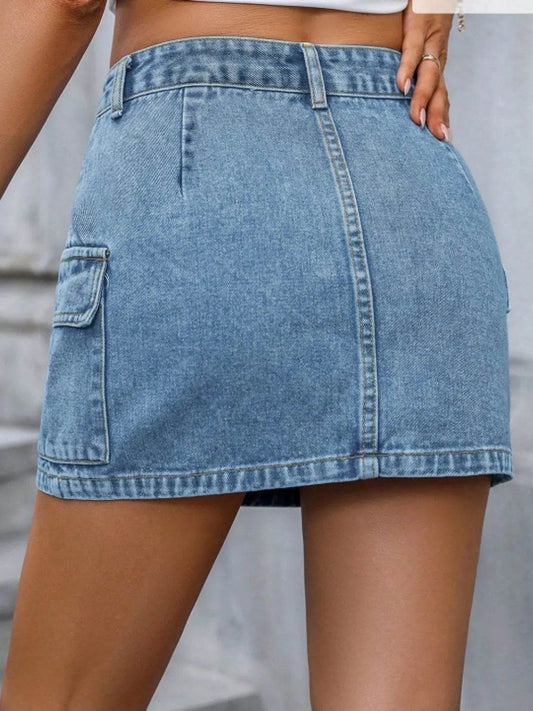 Pocketed Denim Mini Skirt Trendsi ce9f6cfd-a892-4afe-99a1-04d6a3847589-Max-Origin