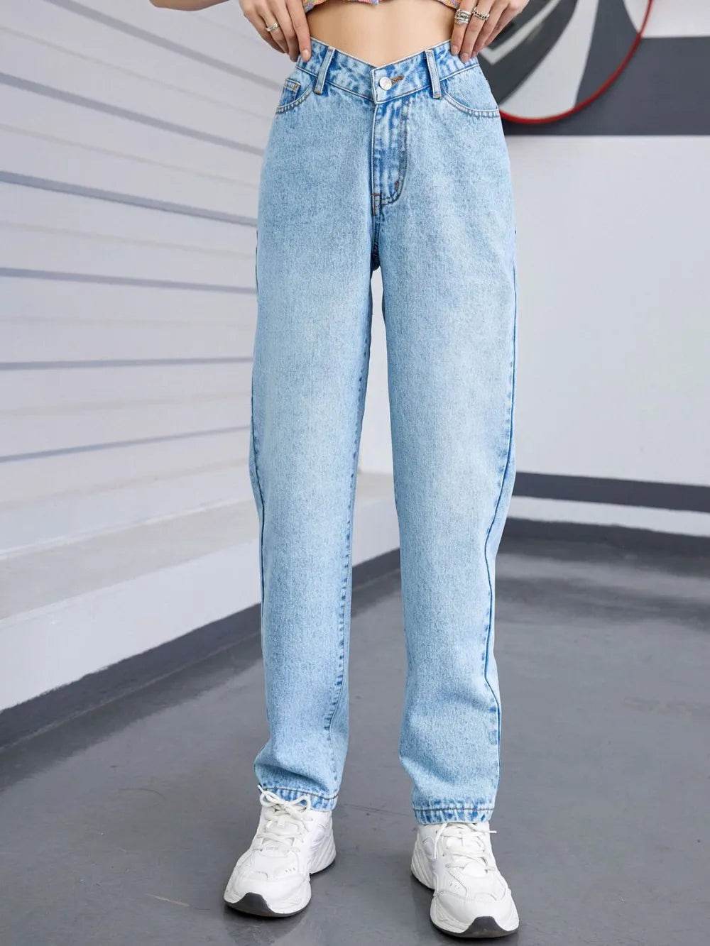 Straight Leg Jeans with Pockets Trendsi cfd59bfa-03cd-4855-ac11-929e4ee559c6-Max